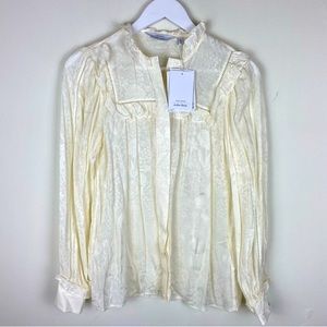& Other Stories Long Sleeve Victorian Style Blouse New